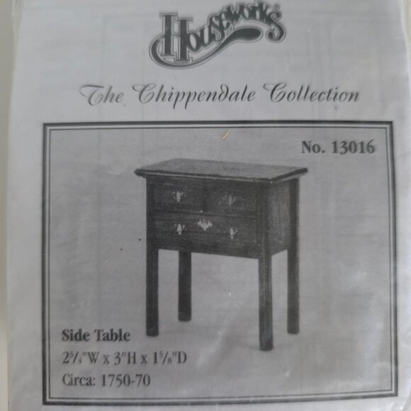 NWT Houseworks Shenandoah Designs Side Table Doll House Miniature Kit - Picture 3 of 4